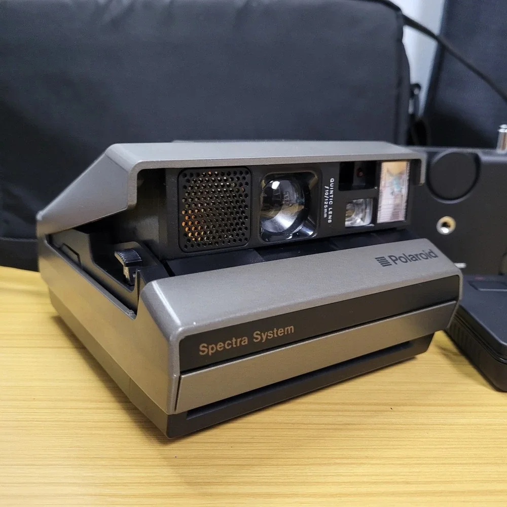 Vintage Polaroid Spectra System Instant Camera‎ w/Receiver and Transmitter
